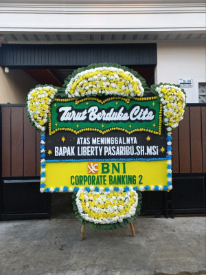 Papan Bunga Duka di Sitamiang Baru