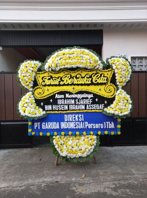 Papan Bunga Duka di Sitamiang Baru