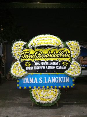 Papan Bunga Duka di Sitamiang Baru
