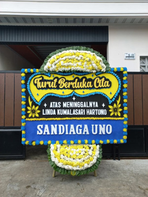 Papan Bunga Duka di Sitamiang Baru